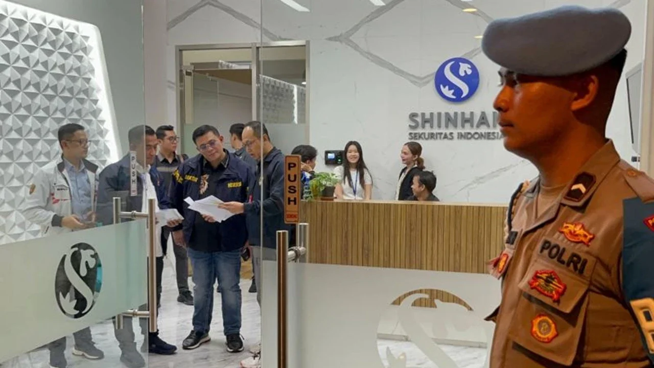 Bareskrim Usut Dugaan Tindak Pidana Pasar Modal, Kantor Shinhan Sekuritas Digeledah
