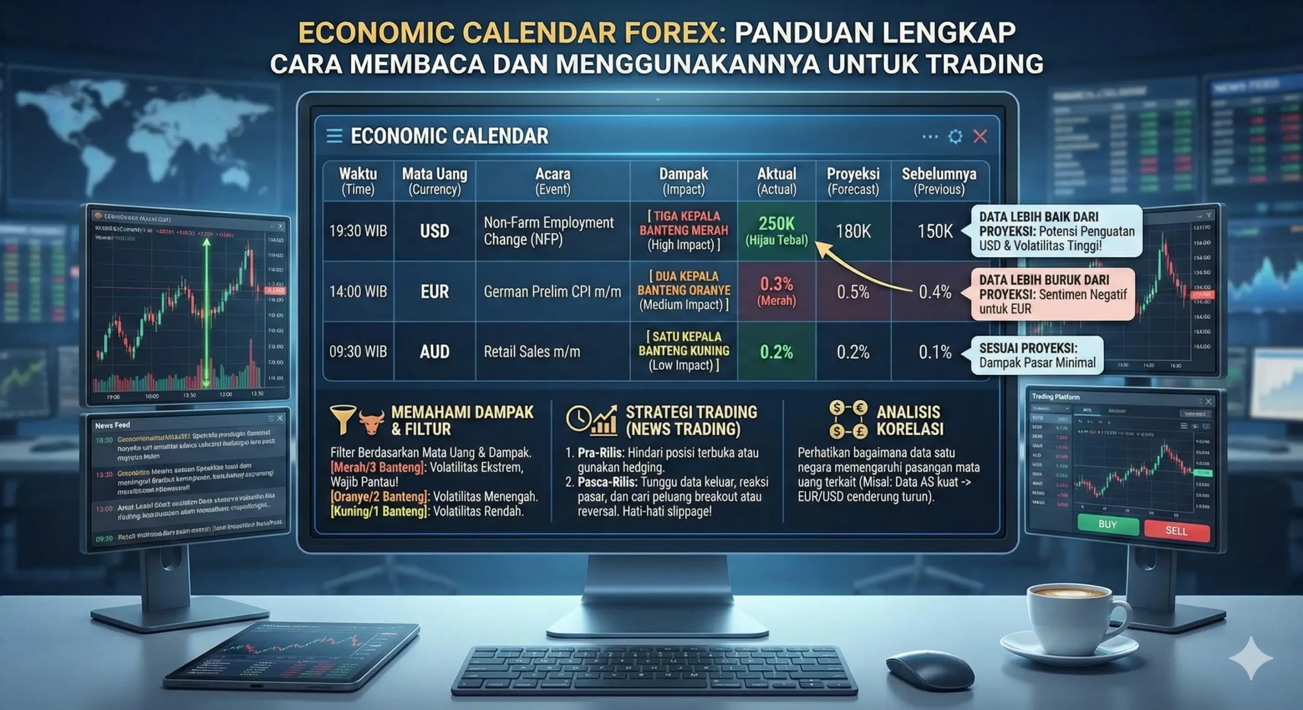 Economic Calendar Forex: Panduan Lengkap Cara Membaca dan Menggunakannya untuk Trading