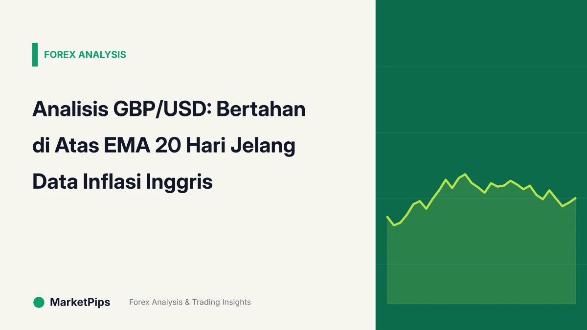 Analisis GBP/USD: Bertahan di Atas EMA 20 Hari Jelang Data Inflasi Inggris