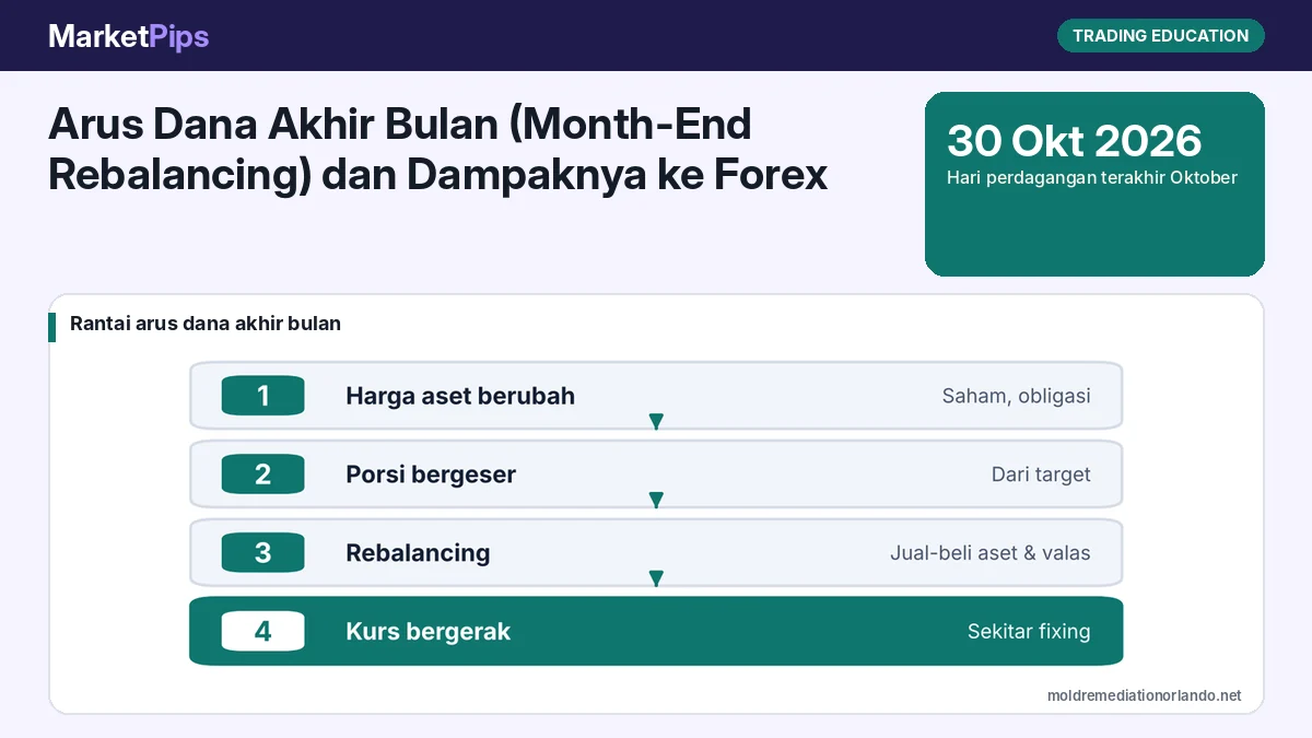 Arus Dana Akhir Bulan (Month-End Rebalancing) dan Dampaknya ke Forex: Cara Mengantisipasi