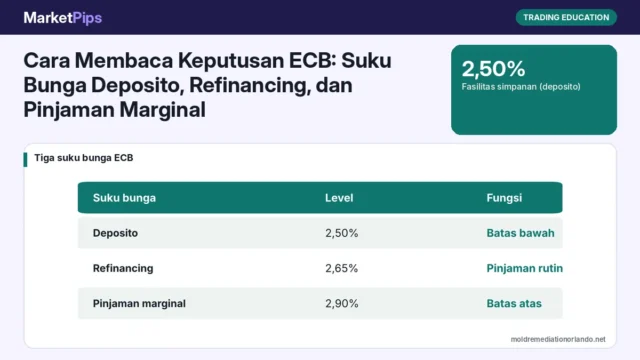 Cara Membaca Keputusan ECB: Suku Bunga Deposito, Refinancing, dan Pinjaman Marginal