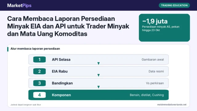Cara Membaca Laporan Persediaan Minyak EIA dan API untuk Trader Minyak dan Mata Uang Komoditas