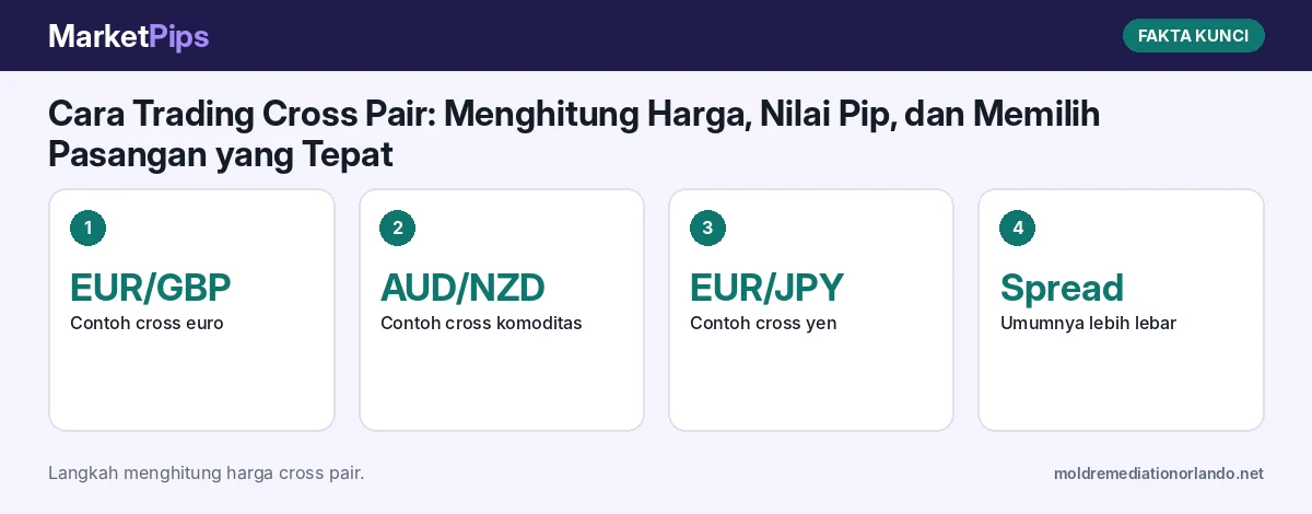 Fakta kunci: Cara Trading Cross Pair: Menghitung Harga, Nilai Pip, dan Memilih Pasangan yang Tepat