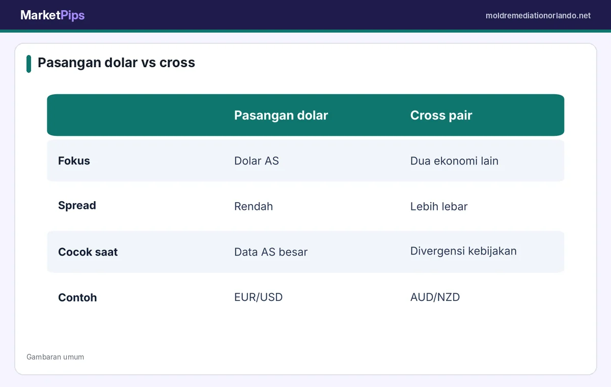 Kapan memilih cross pair