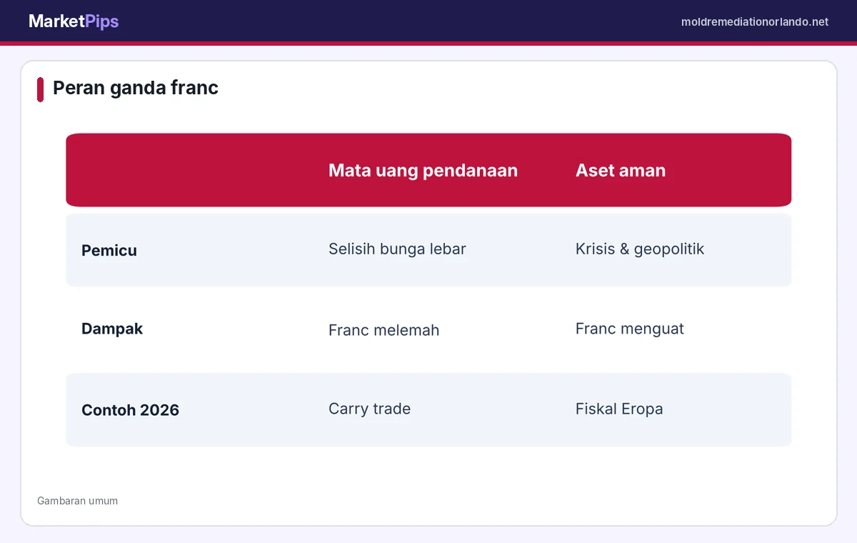 Peran ganda franc Swiss