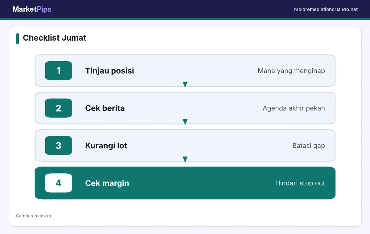 Langkah mengelola posisi menjelang akhir pekan