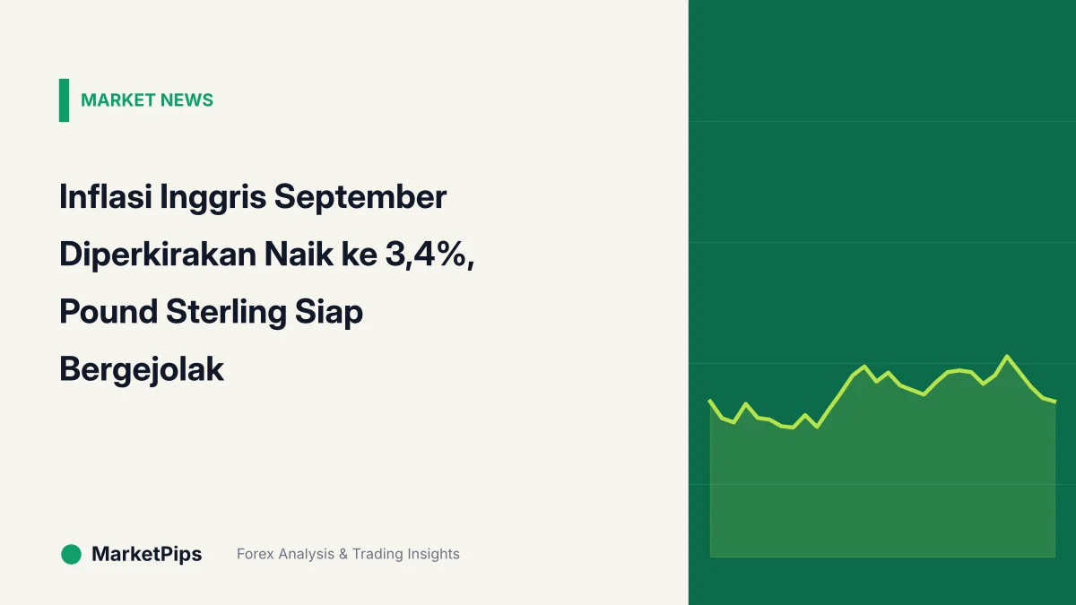 Inflasi Inggris September Diperkirakan Naik ke 3,4%, Pound Sterling Siap Bergejolak