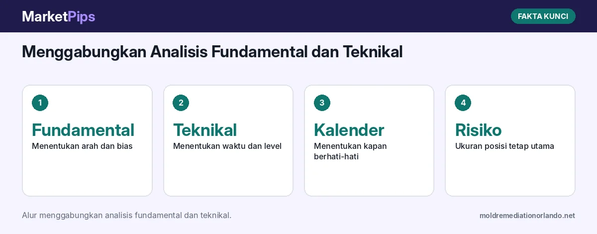 Fakta kunci: Menggabungkan Analisis Fundamental dan Teknikal: Fundamental untuk Arah, Teknikal untuk Waktu, dengan Contoh Pekan Bank Sentral Oktober 2026